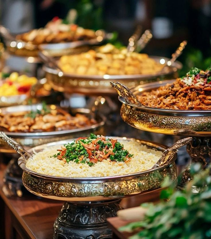 Traditional South Indian feast